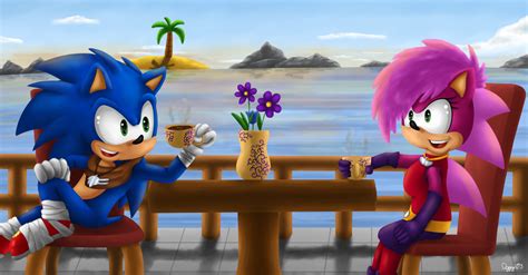 Sonic and Sonia by Oggynka on DeviantArt