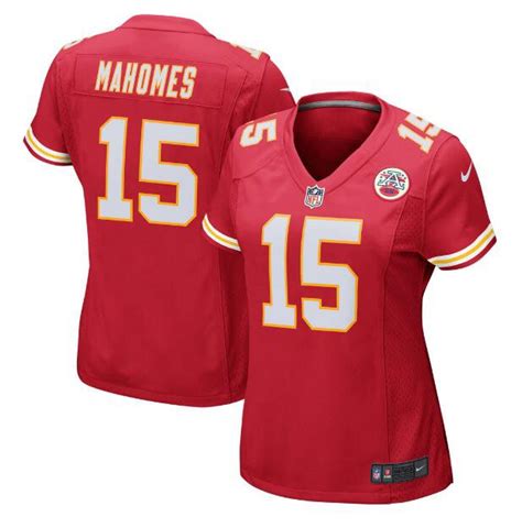 Patrick Mahomes #15 Kansas City Chiefs Game Player Jersey Women's Red