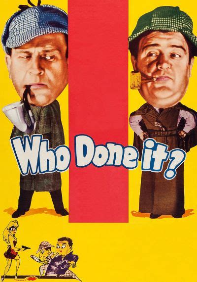 Who Done It? | Movie fanart | fanart.tv