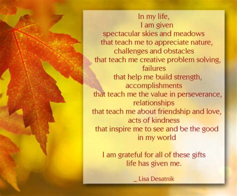 A Poem About Life And Gratitude | Good Things Going Around