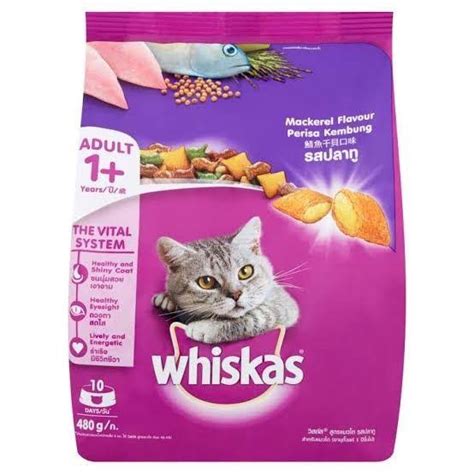 Whiskas cat food Mackerel 480gm | Free home deilyvery in Dhaka city