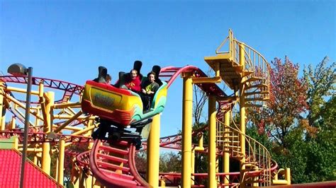 Spinning Dragons off-ride HD Worlds of Fun - YouTube