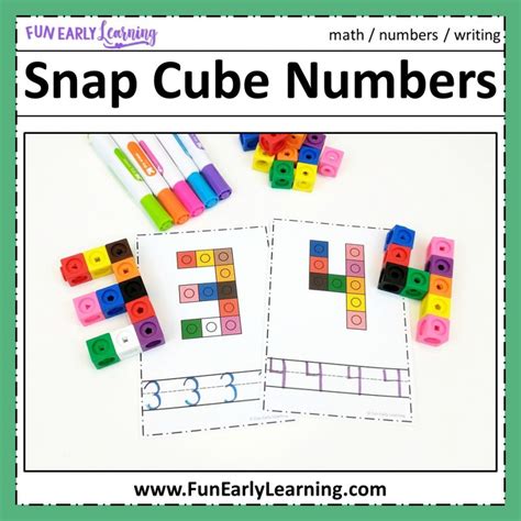 Snap Cube Numbers – Fun Early Learning