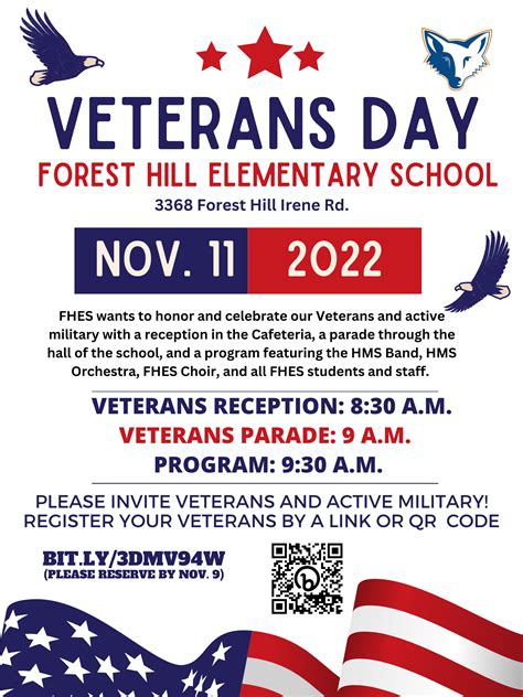 Veterans Day Program at FHES | Forest Hill Elementary School