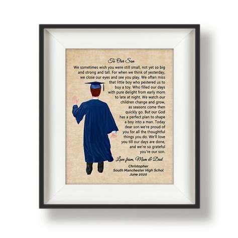 Graduation Gift for Son Graduation Son Gift Personalized - Etsy