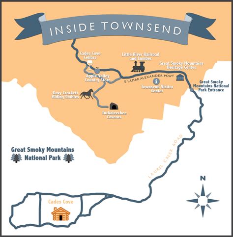 The Best Townsend Map to Get You Around Town – Inside Townsend