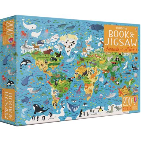 Animals of the World Book and Jigsaw | BIG W