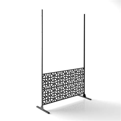 Veradek Metallic Privacy Screen Stand | Screen stands, Privacy screen, Modern planters