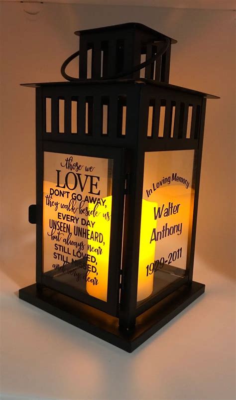 Remembrance Lantern/personalized Lantern/memory Lantern/memorial ...