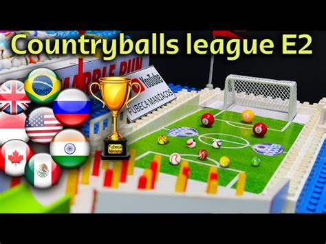 Marble Race: CountryBalls League 2nd stage - Fubeca World Cup - FÚTBOL DE LUJO