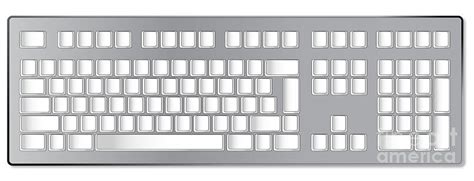 Blank Computer Keyboard Clipart