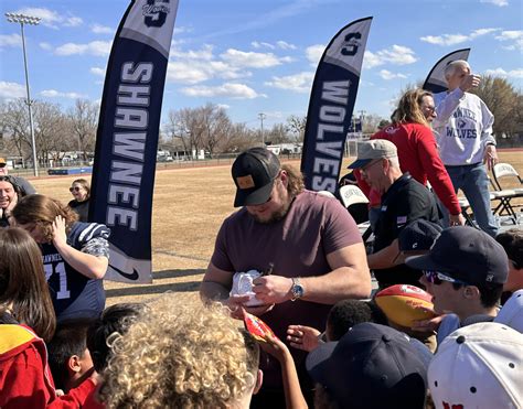 Former Oklahoma C Creed Humphrey Honored With Shawnee Super Bowl Celebration - Sports ...