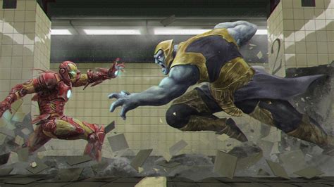 1920x1080 Thanos Vs Iron Man Avengers Infinity War Laptop Full HD 1080P HD 4k Wallpapers, Images ...