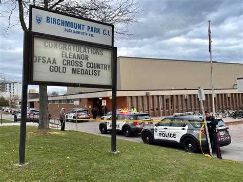 3 male teens arrested in Scarborough high school stabbing