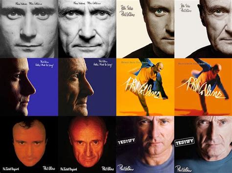 Take A Look At Phil Collins Now, Remastered Album Art Side-By-Side With ...