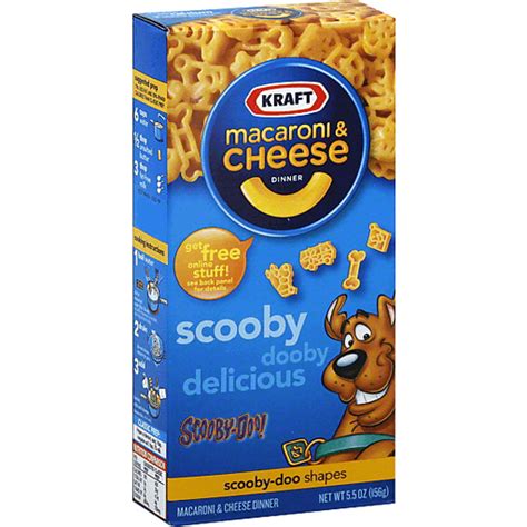 Kraft Macaroni & Cheese Dinner, Scooby-Doo Shapes | Hot Food and ...