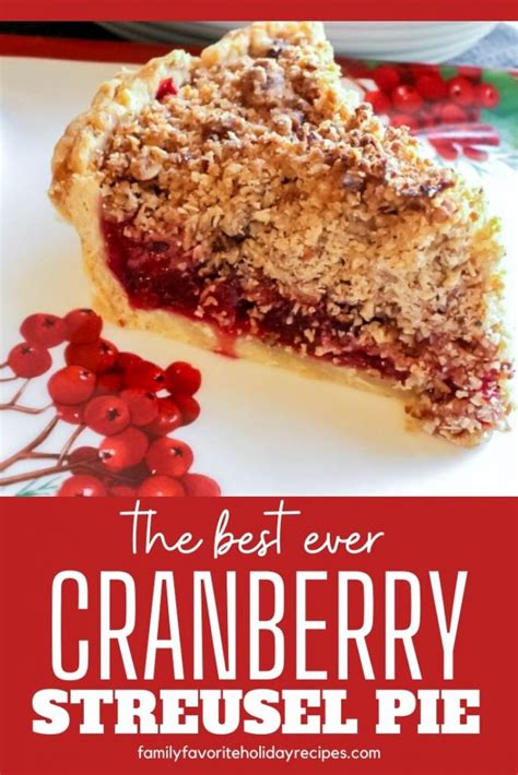 Festive Cranberry Pie - Family Favorite Holiday Recipes