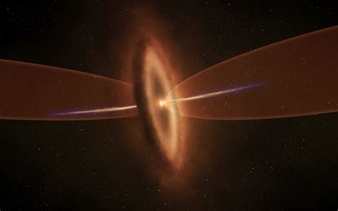 Astronomers probe a baby star's mystery gas flows | Space | EarthSky