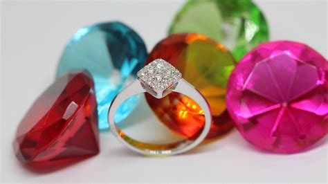 jewelry, diamond, ring, gold, 4k HD Wallpaper