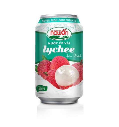 Nawon Natural Lychee Juice Drink | Can, 330Ml