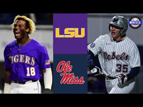 #1 LSU vs Ole Miss Highlights | 2023 College Baseball Highlights - YouTube