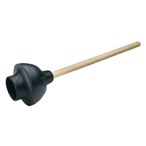 Moen 5 1/2 Inch Diameter Toilet Plunger With 18 Inch Wood Handle | The Home Depot Canada