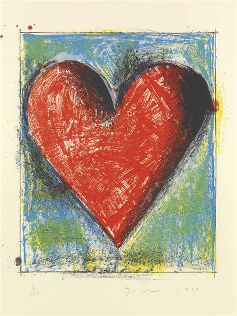 JIM DINE (b. 1935) , Large Heart Drawing | Christie's