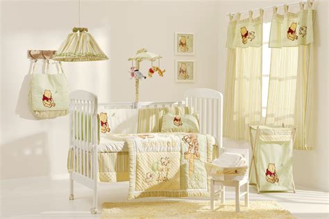 Pooh Bear In The Field Crib Bedding Collection 4 Pc Crib Bedding Set ...