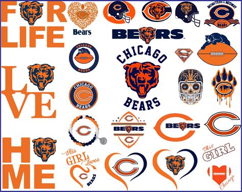 Chicago Bears Svg, NFL svg, Football Svg Files, T-shirt design, Cut files, Print Files, Vector ...