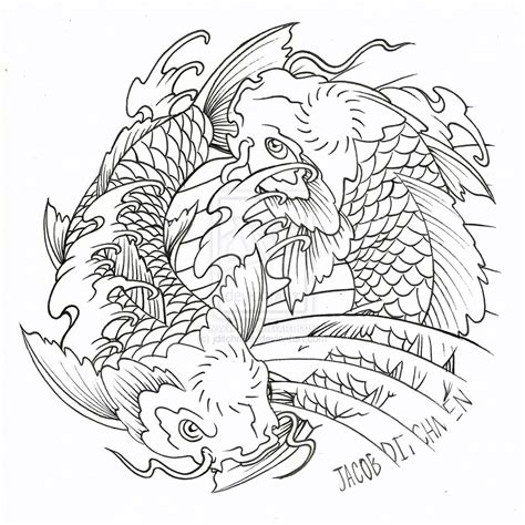 Pisces Fish Drawing at GetDrawings | Free download