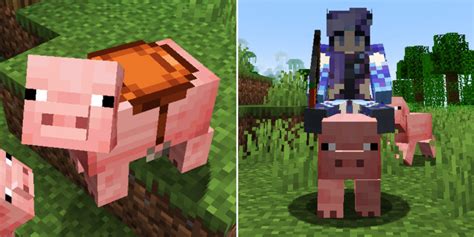 Minecraft Pig With Saddle