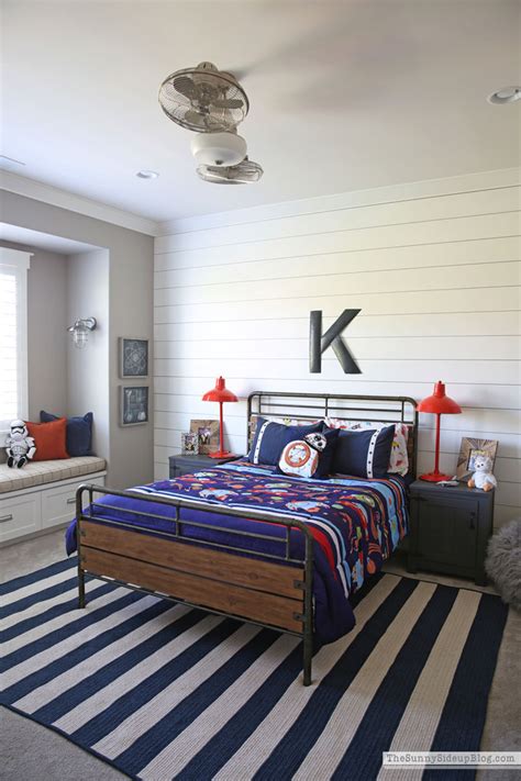 Boy's Space Themed Bedroom - The Sunny Side Up Blog