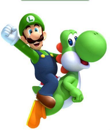 an image of mario and luigi in the air