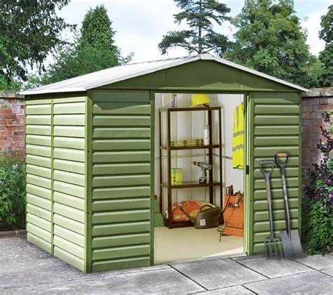 10' x 8' Yardmaster 108SL Shiplap Metal Shed + Floor Support Kit - What ...