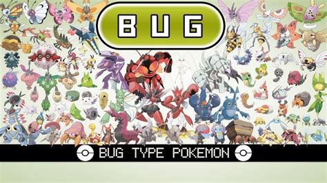 All Bug Type Pokémon - YouTube