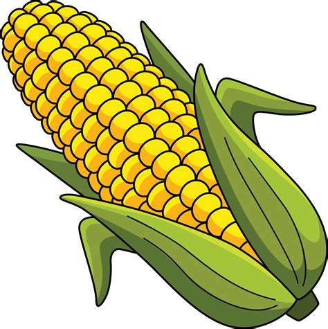 Corn Fruit Cartoon Colored Clipart Illustration 21964645 Vector Art at Vecteezy