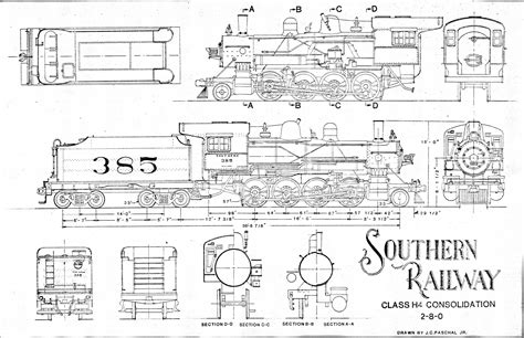 Steam Locomotive Blueprints