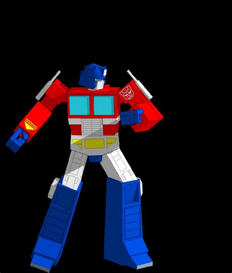A01.40 Optimus – Jump & Jump Attack – Transformers Retro Pixel Art