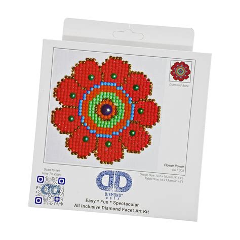 Diamond Dotz Facet Art Kit - Diamond Painting Beginner and Starter Kits - Includes Paint ...