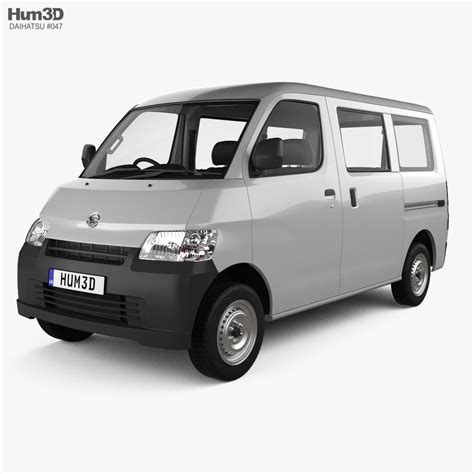 Daihatsu Gran Max Minibus with HQ interior 2012 3D model - Vehicles on Hum3D