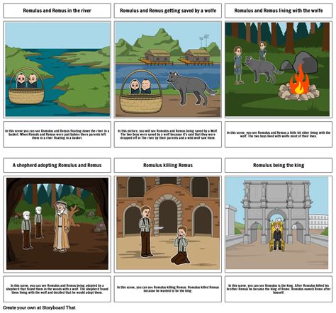 Romulus and Remus comic-Madison Walls Storyboard