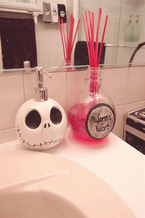 Jack Skellington soap dispenser purchased from Spirit Halloween Beware ...