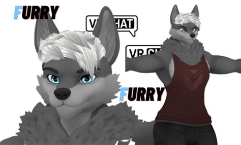 Do nsfw furry vr chat avatar, custom detailed vrchat avatar by Avana_ | Fiverr