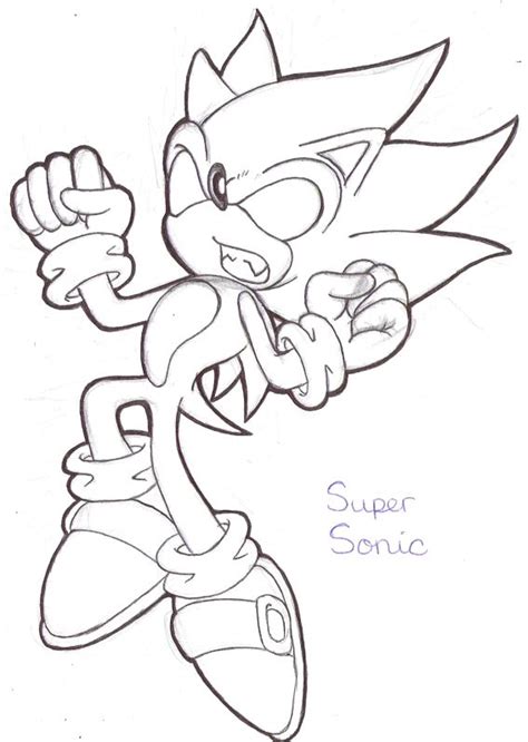 Super Sonic Drawing at GetDrawings.com | Free for personal use ... download free, best quality ...