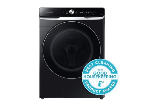 5.0 cu. ft. Extra-Large Capacity Smart Dial Front Load Washer with OptiWash™ in Brushed Black