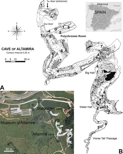 Geographical location of Altamira Caves (Cantabria, Spain). A location... | Download Scientific ...