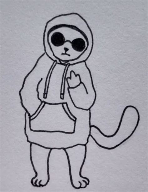 kool kat | Mini drawings, Indie drawings, Art drawings simple Indie ...