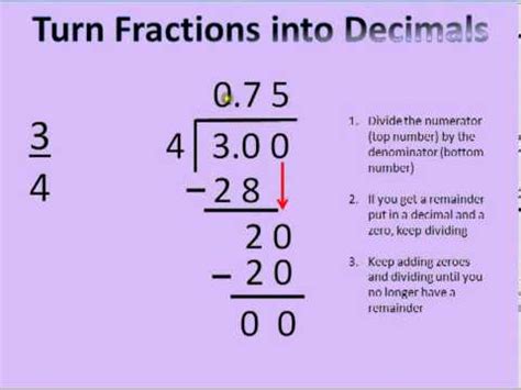 Fractions To Decimals How To Do It - Blogs How To