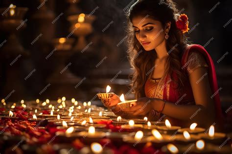 Premium AI Image | Diwali Laxmi Puja and Aarti