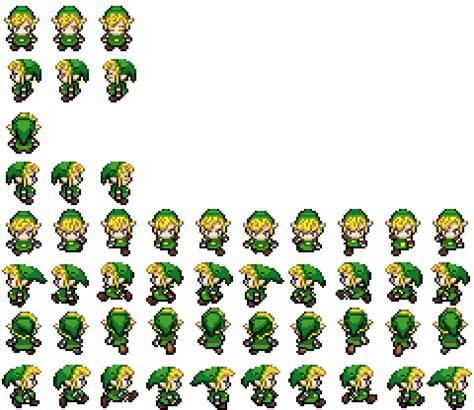 Link Sprite Sheet by TioZacDasGalaxias on DeviantArt